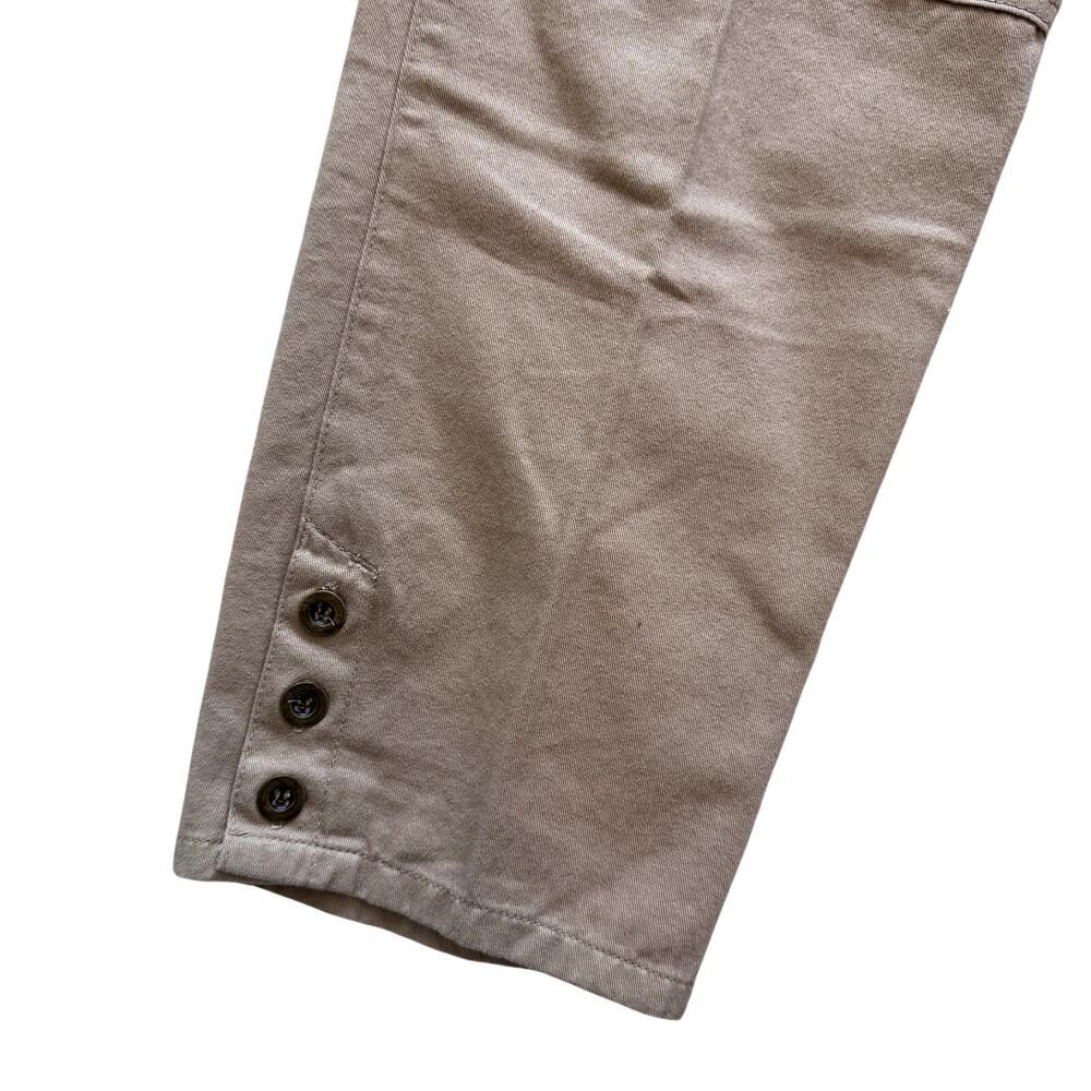 VTG Eddie Bauer Women's Khaki Chino Pants Size 14 Pleated - Picture 2 of 6